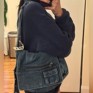Urban Outfitters Blue Denim Shoulder Bag